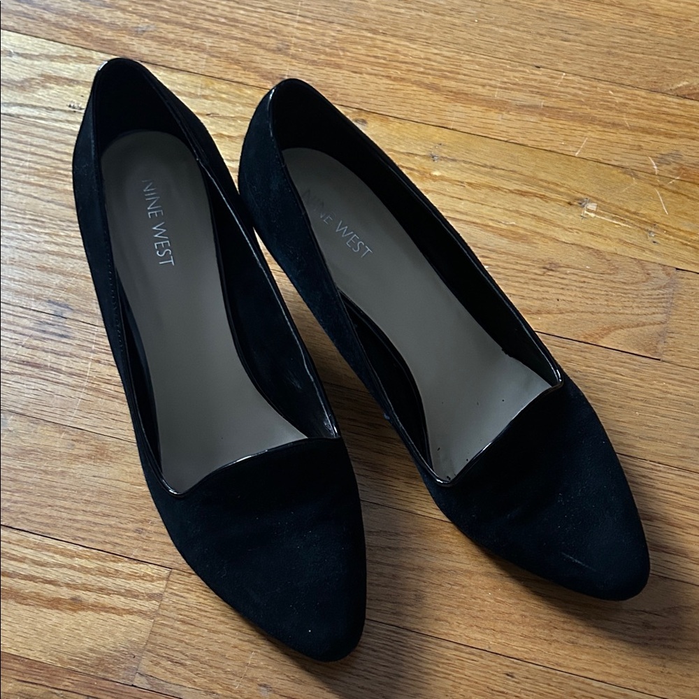 Nine West 💕Sz 10💕Suede Kitten Heel Flats for Women